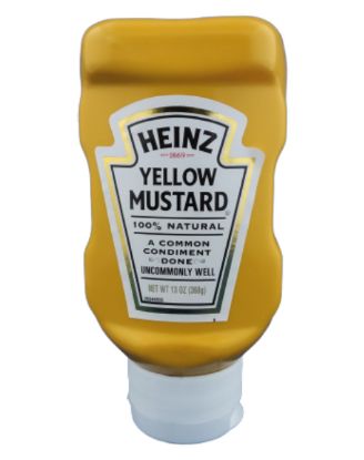 Picture of Heinz Yellow Mustard Sauce 13 Oz