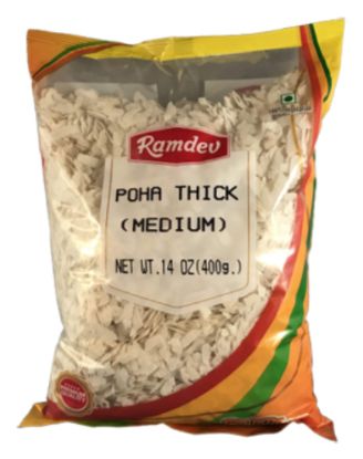 Picture of Ramdev Poha Thick Medium 400 Grams