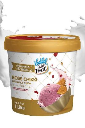 Picture of Vadilal Rose Chikki Mithai Ice Cream 1 Litre