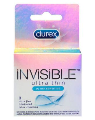Picture of Durex Invisible Ultra Thin 3 Pc