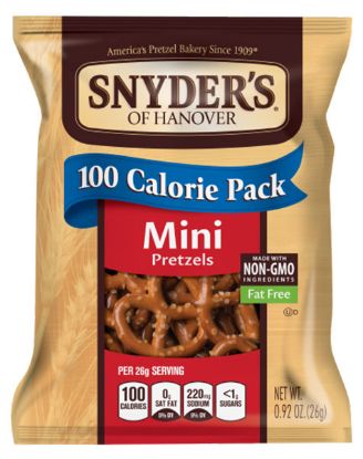 Picture of Snyder/'s 100 Calorie Pack Mini Pretzels 0.92 Oz