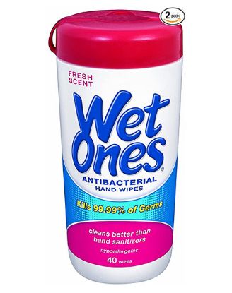 Picture of Wetones Fresh Scent Antibacterial Hand Wipes 40 Ct