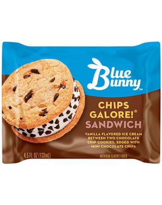 Picture of Blue Bunny Chips Galore Cookie Sand 4.5 Oz
