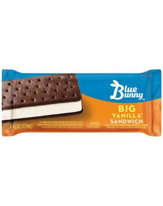 Picture of Blue Bunny Big Vanilla Sandwich 6 Oz
