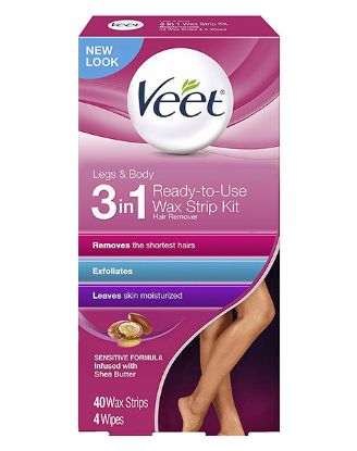 Picture of Veet Wax Strips Legs & Body 40 Pc