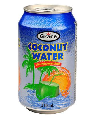 Picture of Grace Coconut Water With Real Coconut Pieces 10.48 Oz