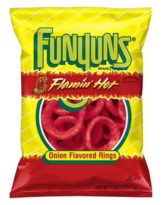 Picture of Funyuns Flamin Hot Onion Rings 163 Grams