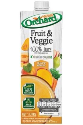 Picture of Nestle Orchard Fruit & Veggie Yellow Medley Juice 1 Litre