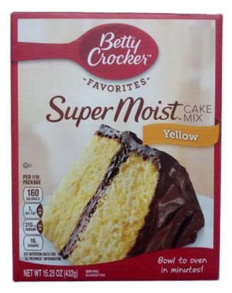 Picture of Betty Crocker Super Moist Yellow 432 Grams