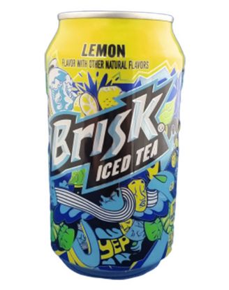 Picture of Lipton Brisk Iced Tea Lemon Can 12 Oz