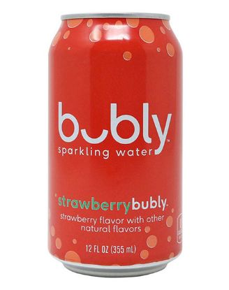 Picture of Bubly Strawberry Sparkling Water Can 12 Oz