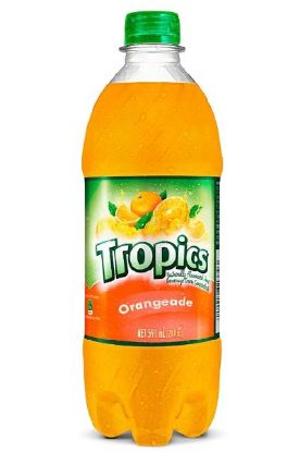 Picture of Tropicana Tropics Orangeade Bottle 20 Oz