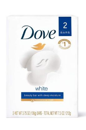 Picture of Dove White Bars 2 Pc