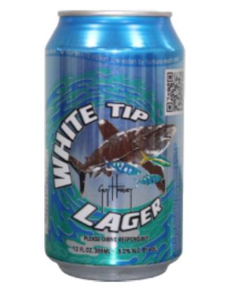 Picture of Caybrew White Tip Lager Can 12 Oz