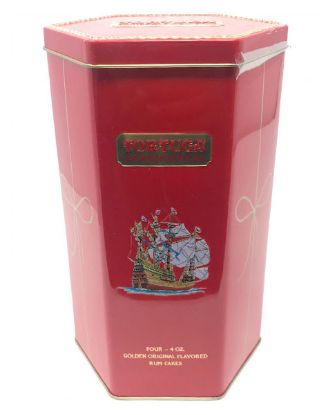 Picture of Tortuga Gift Tin Mini Cakes Original 4 Pk