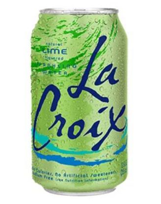 Picture of La Croix Lime Sparkling Water Can 355 Ml