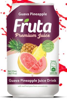 Picture of Fruta Guava Pineapple Can 315 Ml