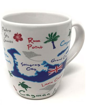 Picture of Cayman Islands Souvenir Map Lettering Mug 1 Pc