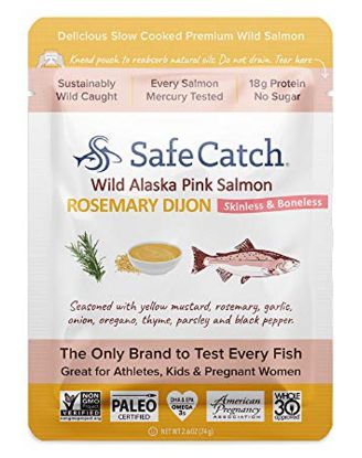 Picture of Safe Catch Wild Pacific Pink Salmon Rosemary Dijon Pouch 2.6 Oz