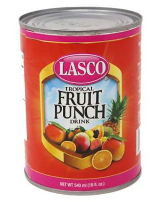 Picture of Lasco Tropical Fruit Punch Drink 19 Oz
