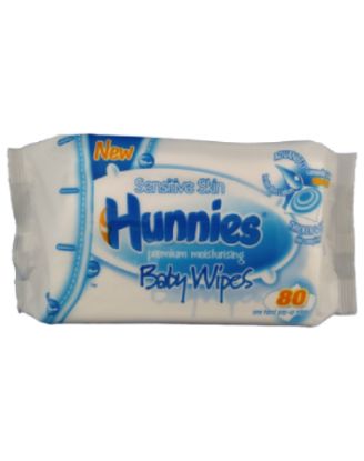 Picture of Hunnies Sensitive Baby Wipes 72 Pc