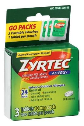 Picture of Zyrtec Allergy 3 Tablet
