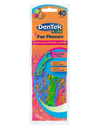 Picture of Dentek Fun Flosser 40 Cases