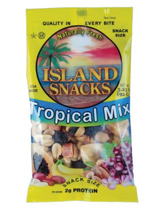 Picture of Island Snacks Tropical Mix 3.25 Oz