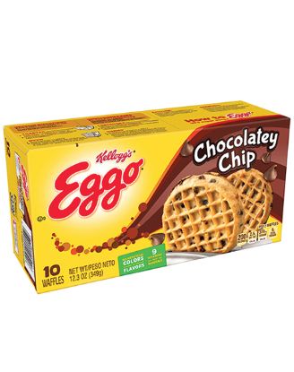 Picture of Kellogg/'s Eggo Chocolate Chips Waffles 12.3 Oz