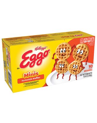 Picture of Kellogg/'s Eggo Minis Homestyle Waffles Set Of 4 10.90 Oz