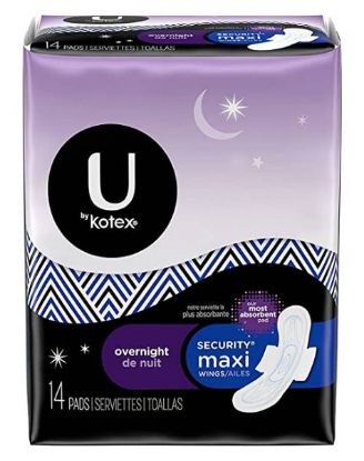 Picture of Kotex Overnight Maxi Pads 14 Pads