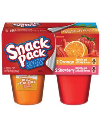 Picture of Hunt/'s Snack Pack Juicy Straw/orange 13 Oz