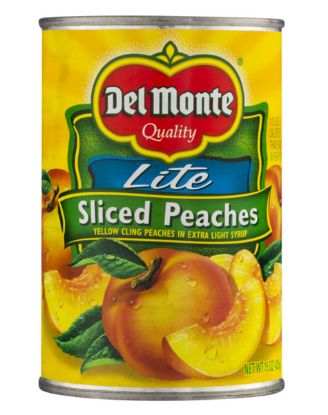 Picture of Delmonte Lite Sliced Peaches 15 Oz