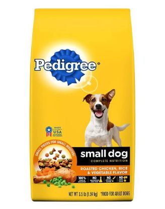 Picture of Pedigree Small Dog Roasted Chicken Rice And Vegetable 3.5 Lbs