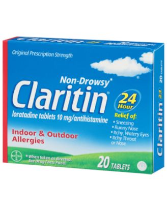 Picture of Claritin Loratadine Tablets 10 Mg Non Drowsy 1 Tablet