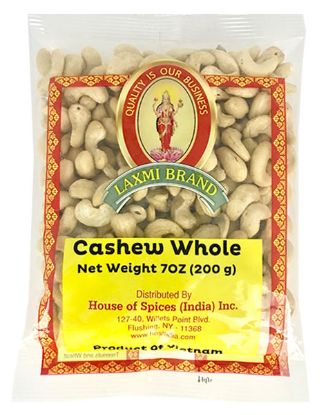 Picture of Laxmi Cashew Whole 200 Grams