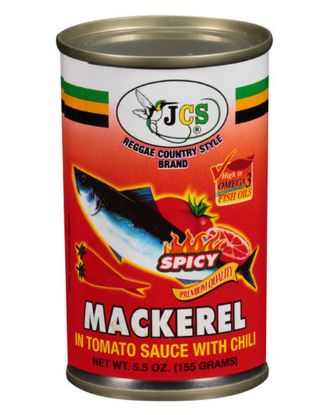 Picture of Jcs Spicy Mackerel In Tomato Sauce With Chili 5.5 Oz