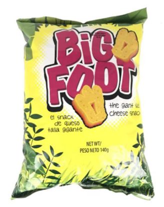Picture of Holiday Big Foot Cheese Snacks 140 Grams