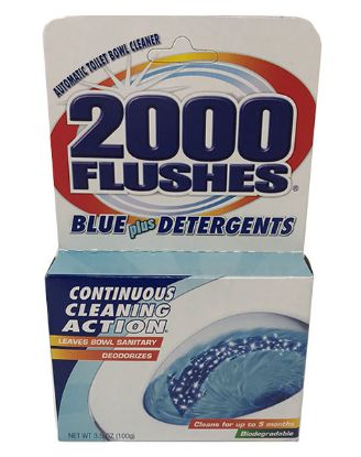 Picture of Blue Plus Bleach 2000 Flushes Blue Auto Toilet Cleaner 1 Pc
