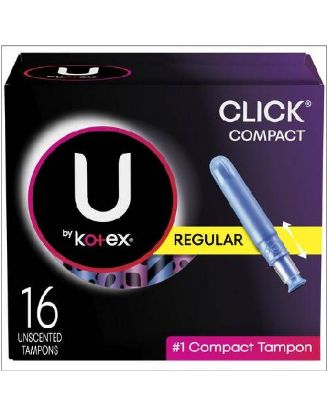 Picture of Kotex Click Compact Tampons 16 Pc