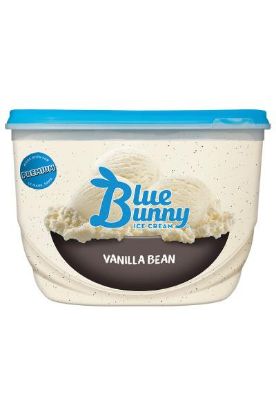 Picture of Blue Bunny Vanilla Bean Ice Cream 14 Oz