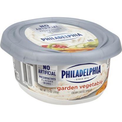 Picture of Philadelphia Cream Cheese Spread Garden Vegetable 7.5 Oz