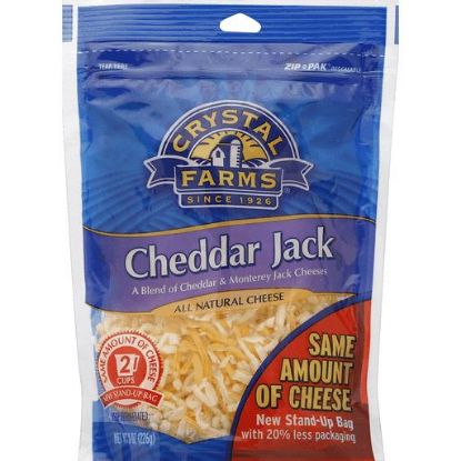 Picture of Crystal Farms All Natural Cheese Cheddar Jack 8 Oz