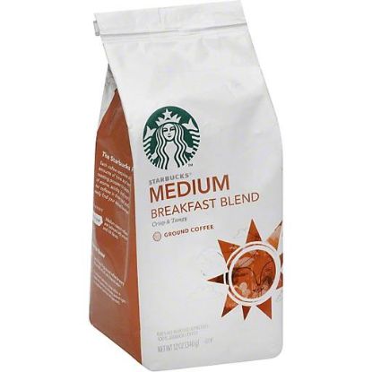 Picture of Starbucks Breakfast Blend Ground Medium Coffee 12 Oz