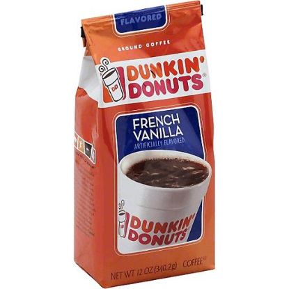 Picture of Dunkin Donuts Coffee Ground French Vanilla 12 Oz