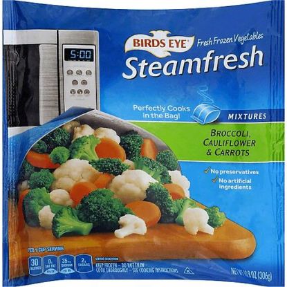 Picture of Birds Eye Steamfresh Broccoli Cauliflower & Carrots 10.8 Oz