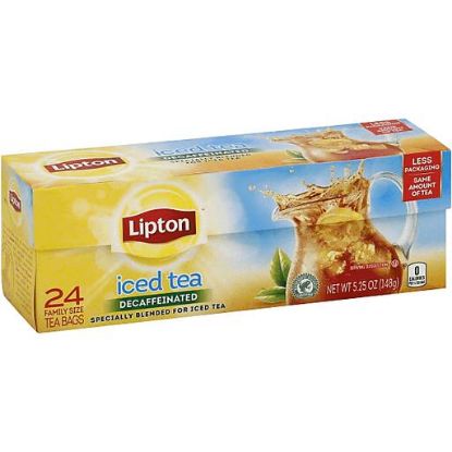 Picture of Lipton Iced Tea Decaffeinated 24 Count