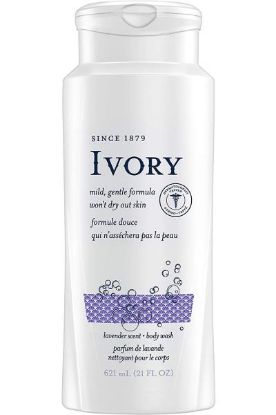 Picture of Ivory Clean Lavender Scent Body Wash Bottle 21 Oz