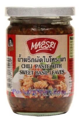 Picture of Maesari Chili Paste With Sweet Basil Leaves 7 Oz