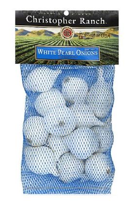 Picture of Christopher Ranch 100 % Pearl Onions White 8 Oz